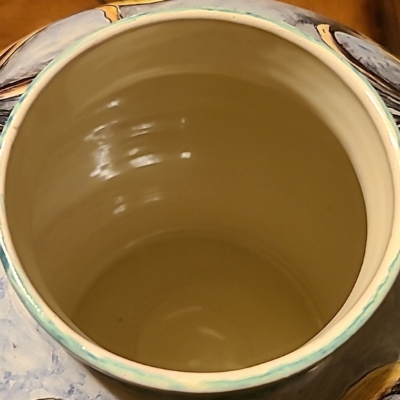 Majolica pottery : Santa Rosa pattern. 2 pieces.(made in mexico) handcrafted. - Picture 6 of 15